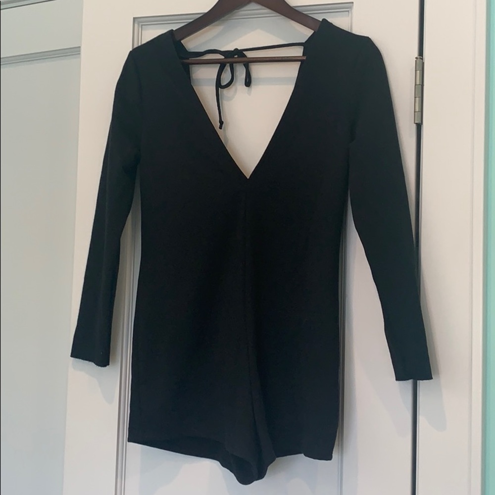 Free People back cozy romper